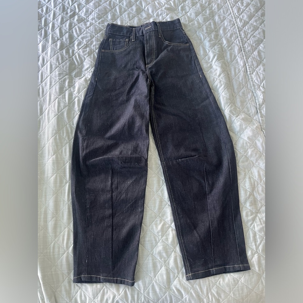 Zara Indigo Denim Trousers